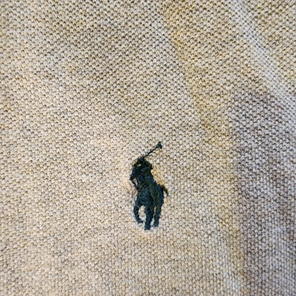 Polo by Ralph Lauren Mens XL Tan Short‎ Sleeve Polo Shirt Casual